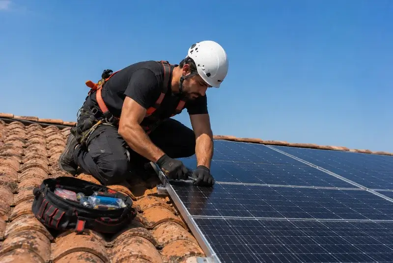 Maintenance et monitoring de panneaux solaires à Durrenbach